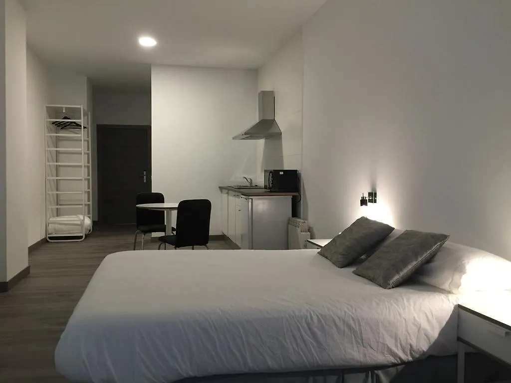 Apartment Room And Kitchen Bilbao Spain